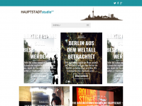 Screenshot des Blogs Hauptstadtstudio.com