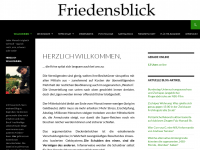 Screenshot des Blogs Friedensblick