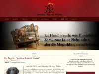 Screenshot des Blogs Animal Resort Wesel Blog