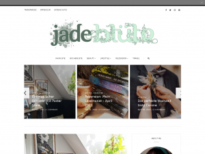 Screenshot des Blogs Jadeblüte