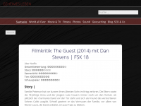 Screenshot des Blogs Geheimes Leben