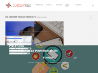 Screenshot des Blogs customtec.de » Apple, Tests, Gadgets & mehr