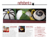 Screenshot des Blogs nekobento