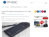 Screenshot des Blogs m4gic.net