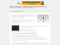 Screenshot des Blogs News schreiben – News lesen – Link im Internet verbreiten
