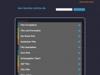 Screenshot des Blogs lars becker online