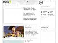Screenshot des Blogs Doku.cc