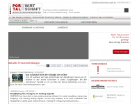 Screenshot des Blogs Portal der Wirtschaft