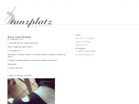 Screenshot des Blogs tanzplatz