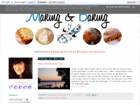 Screenshot des Blogs Making & Baking