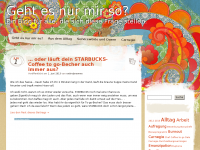 Screenshot des Blogs gehtesnurmirso