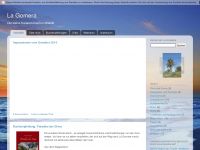 Screenshot des Blogs Insel La Gomera