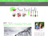 Screenshot des Blogs Fraubuntkocht