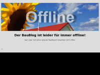 Screenshot des Blogs BauBlog – Wir bauen unser Traum-Haus