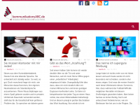 Screenshot des Blogs kommunikationsABC.de/