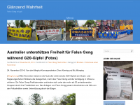 Screenshot des Blogs der Wahrheit Halber