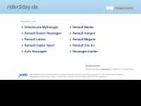 Screenshot des Blogs Rider2day – die website für Reiter von Reitern
