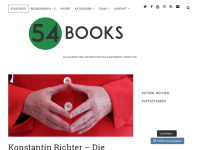 Screenshot des Blogs 54books