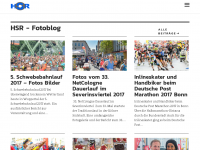 Screenshot des Blogs HSR-Fotoblog | Sport – Event – Presse – Termine – News – Info