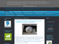 Screenshot des Blogs Der Wikifolio – Manager
