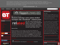 Screenshot des Blogs Blogspot Tricks