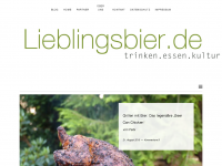 Screenshot des Blogs Lieblingsbier – Bier oder nicht Bier ?