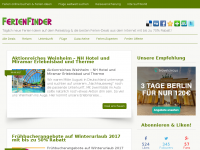 Screenshot des Blogs Ferienfinder Schweiz