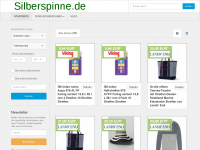 Screenshot des Blogs Silberspinne