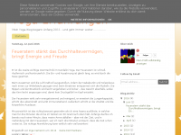Screenshot des Blogs Yoga-Erfahrungen
