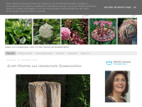 Screenshot des Blogs Gartendeko-Blog