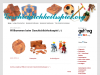 Screenshot des Blogs Geschicklichkeitsspiel – Geduldspiel
