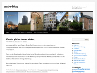 Screenshot des Blogs wabe-blog