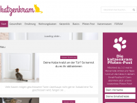 Screenshot des Blogs katzenkram – Katzenblog