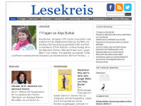 Screenshot des Blogs lesekreis