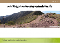Screenshot des Blogs Auswandern nach Spanien