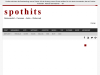 Screenshot des Blogs spothits.de