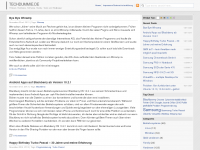 Screenshot des Blogs Techdummie – Internetnews