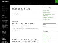 Screenshot des Blogs Jörg Friedrich