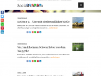 Screenshot des Blogs SocialPosition