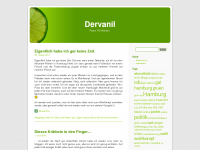 Screenshot des Blogs Dervanil