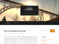 Screenshot des Blogs Herr Schmidt