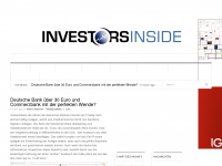 Screenshot des Blogs Investors Inside