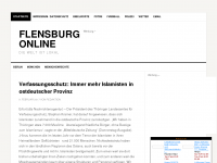 Screenshot des Blogs Der FLENSBURG ONLINE Blog