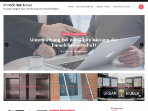Screenshot des Blogs Immobilien Blog von die-Immobilien.de