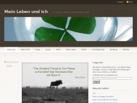 Screenshot des Blogs Mein Leben und ich