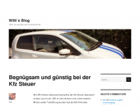 Screenshot des Blogs Willis Blog