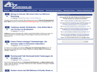 Screenshot des Blogs Abzocknews