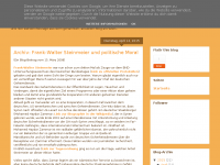 Screenshot des Blogs Blog-Archiv