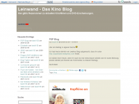 Screenshot des Blogs Leinwand – Das Kino Blog