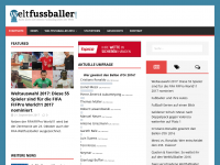 Screenshot des Blogs Weltfussballer.com